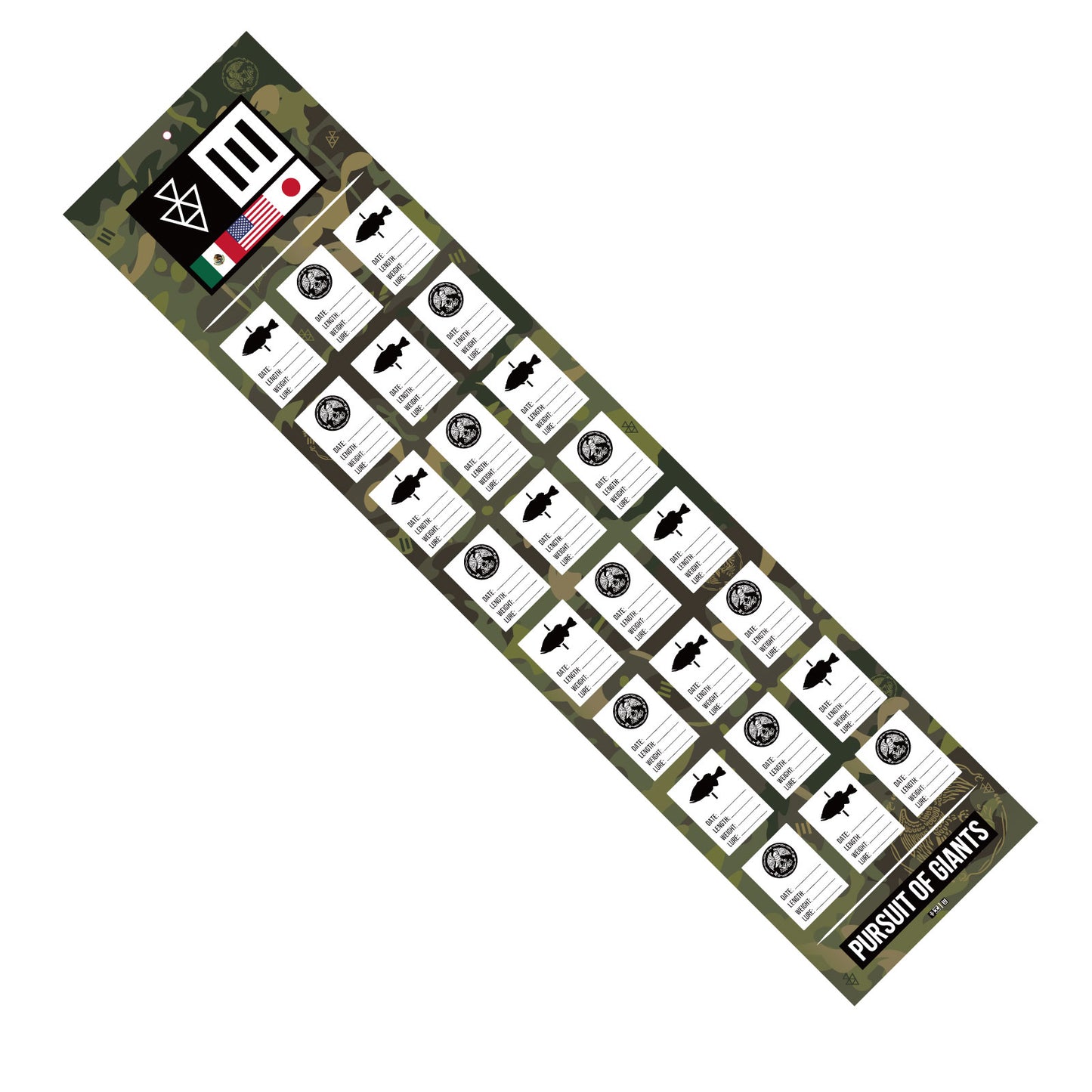 CXB + WCZ Travel Ready Big Bass Measuring Board