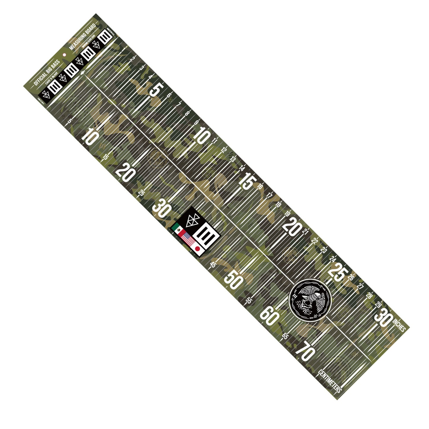 CXB + WCZ Travel Ready Big Bass Measuring Board