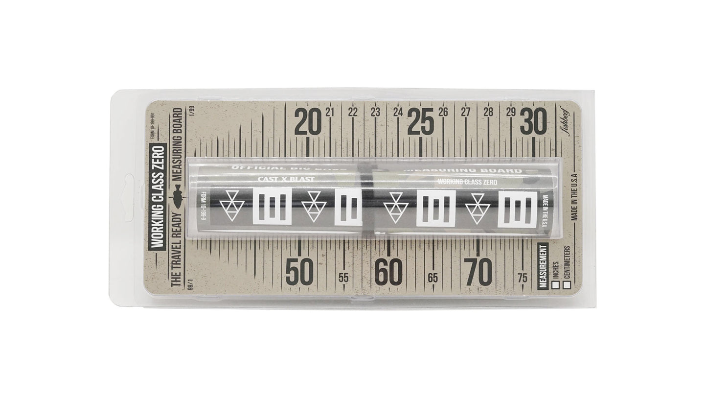 CXB + WCZ Travel Ready Big Bass Measuring Board